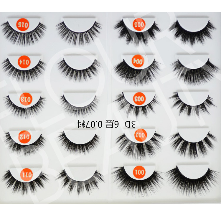 Soft 3D volume silk lash different kinds large quantity wholesale EA116